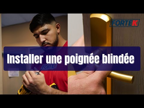 Installer une poignée blindée double béquilles HERACLES Salomé (Tuto complet & débutant)