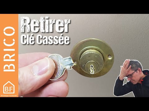 Comment extraire une clé cassée dans une serrure ?